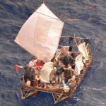 Cubans rescued from sinking raft at sea