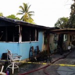 Fire devastates GT family yard