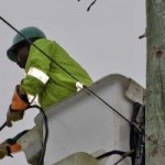 Power outages continue due to pole damage