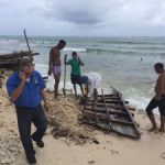 Cubans put to work dismantling boat