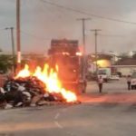 Garbage collectors save truck from fire