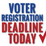 Voter deadline midnight tonight