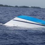 Stolen boat found capsized off Frank Sound