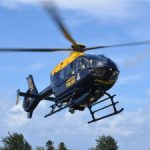 Police chopper crashes after aborted take-off