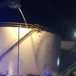 ‘All clear’ after fuel terminal fire