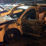 Arsonists set new cop cars on fire