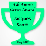 Awarding Jacques Scott for going green