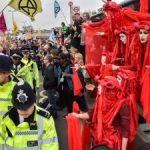 Extinction rebellion continues for 8th day in London