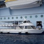Tenders used for medivac from Oasis class ship