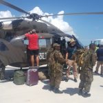 Chopper providing vital assistance to Bahamas