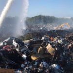 Fire crews still at smoldering dump