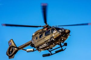Police chopper steers two sea rescues