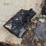 Mobile battery blamed for small dump fire