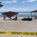 Jet Ski ploughs into beach cabana