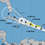 Impending storm heads into Caribbean