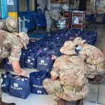 Regiment gets supplies to quarantined families