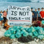 Activists clean-up West Bay turtle nesting beach