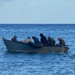 Cubans migrants arrive in two wrecked boats