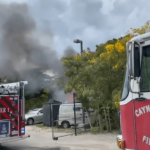Fire service battles blaze at old sewage plant in GT