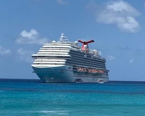 Carnival cruise ship in George Town, Cayman News Service
