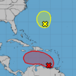 Forecasters watching thundery Caribbean system