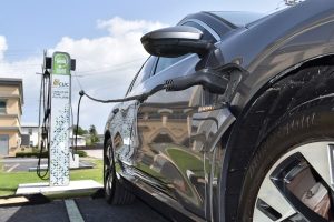 CUC EV charging station, Cayman News Service