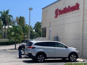 Robbery at Scotiabank at Grand Harbour, Cayman News Service