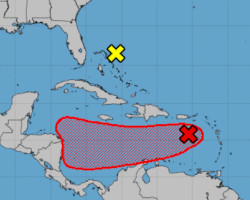 ☁️ Potential storm brewing in the Caribbean