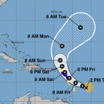 TS Tammy heading north, says NHC