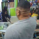 Shop owner runs off armed robber