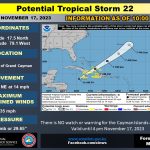 Cayman Islands dodges potential storm system