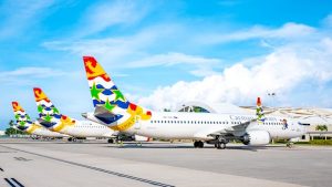 Cayman Airways 737-8 Max aircraft at ORIA, Cayman News Service