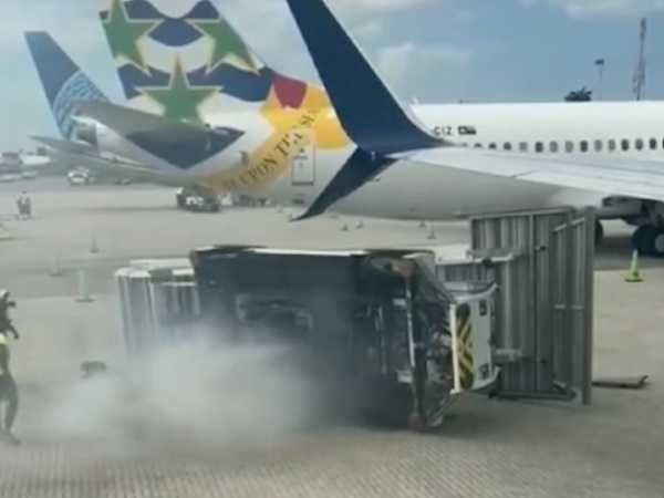 ✈️ Delta aircraft collides with airport stairs truck at Cayman Islands Airport