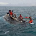 Visitors rescued by CICG from sinking boat