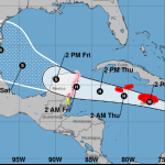 Beryl’s forecast path edges closer to Cayman Islands
